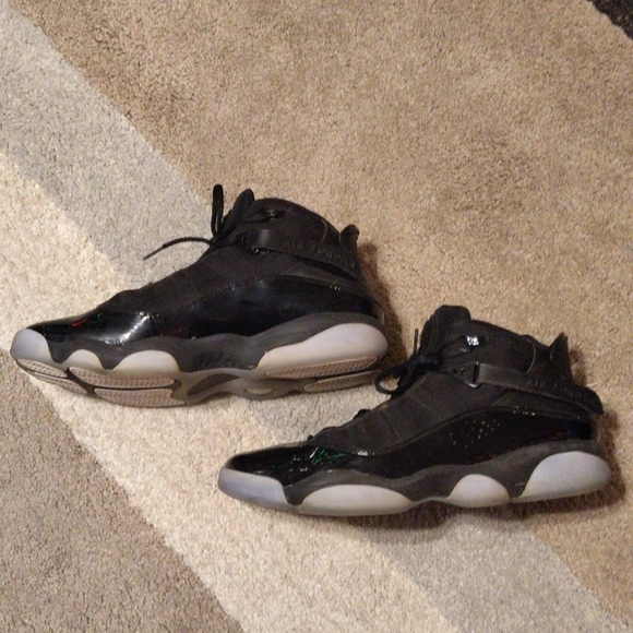 ****SOLD**** Men's size 13 Air Jordan 6 black n Gray - Picture 2 of 6